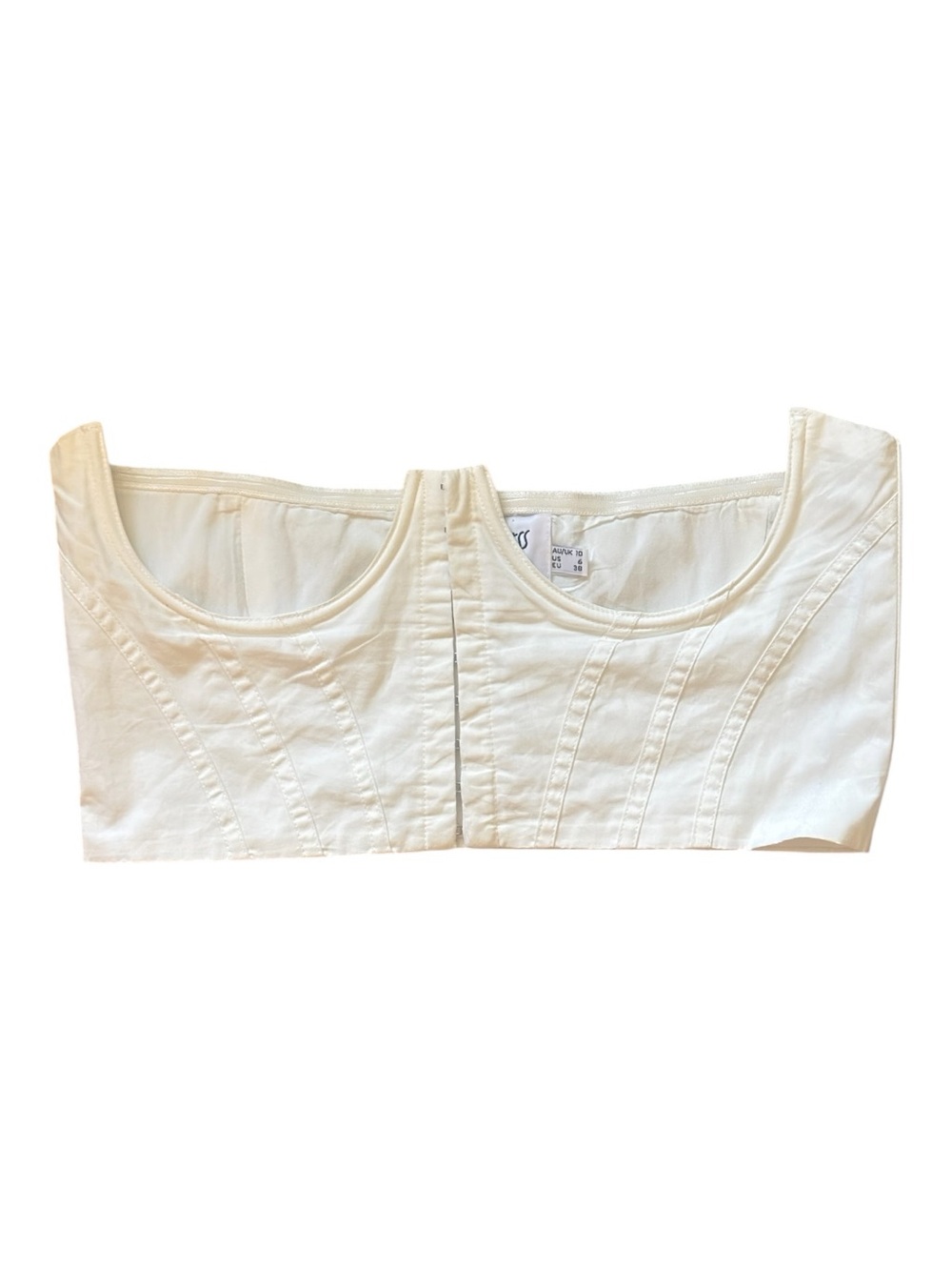 Princess Polly White Saturday Sinner corset bustier Size 6 - great condition